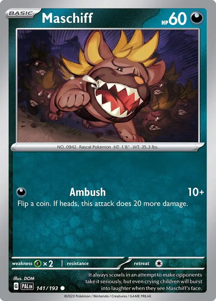 Maschiff, Paldea Evolved 141/193