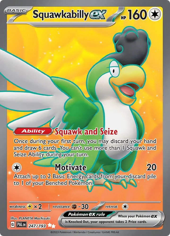 Squawkabilly ex, Paldea Evolved 247/193
