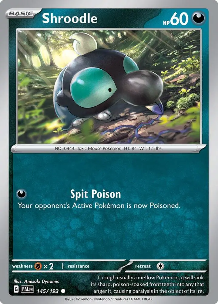 Shroodle, Paldea Evolved 145/193