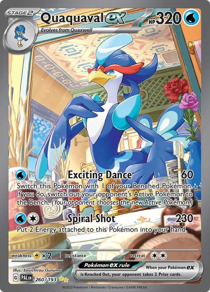 Quaquaval ex, Paldea Evolved 260/193