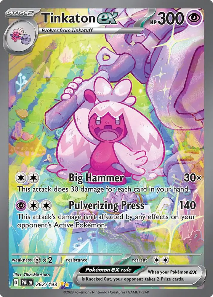 Tinkaton ex, Paldea Evolved 262/193