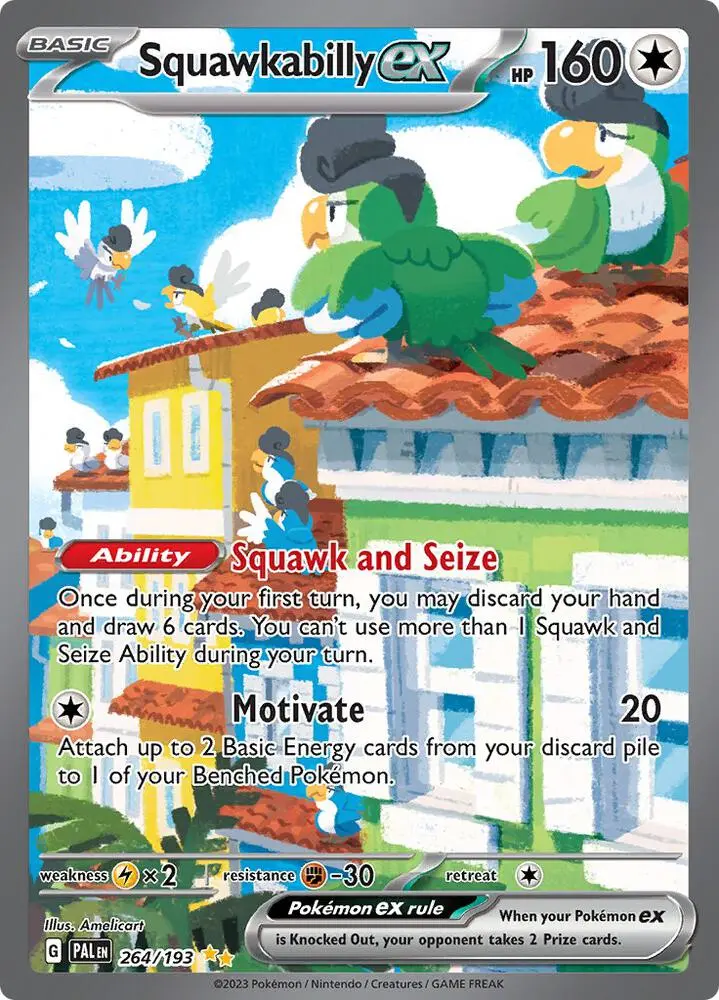 Squawkabilly ex, Paldea Evolved 264/193