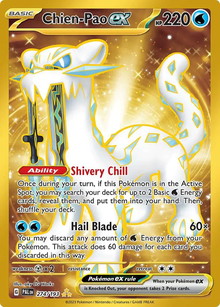 Chien-Pao ex, Paldea Evolved 274/193