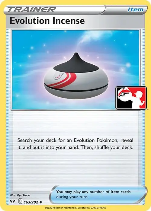 Evolution Incense, Prize Pack Series Cards 163/202