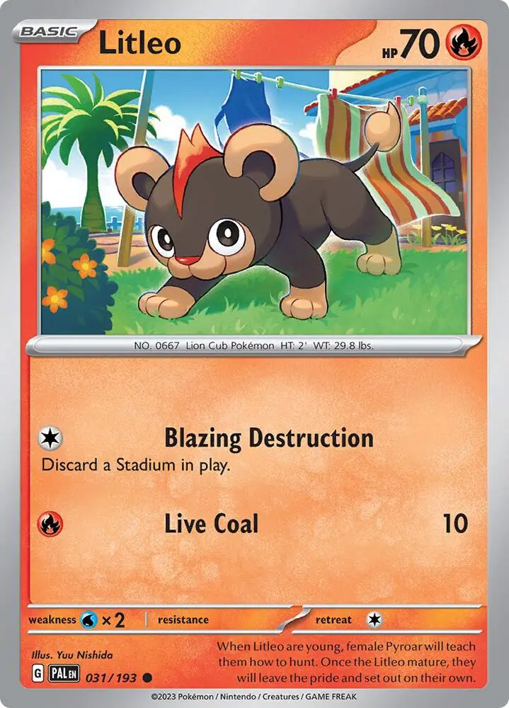 Litleo, Paldea Evolved 031/193