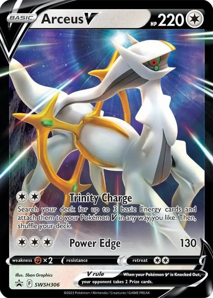 Arceus V, SWSH Black Star Promos SWSH306/307