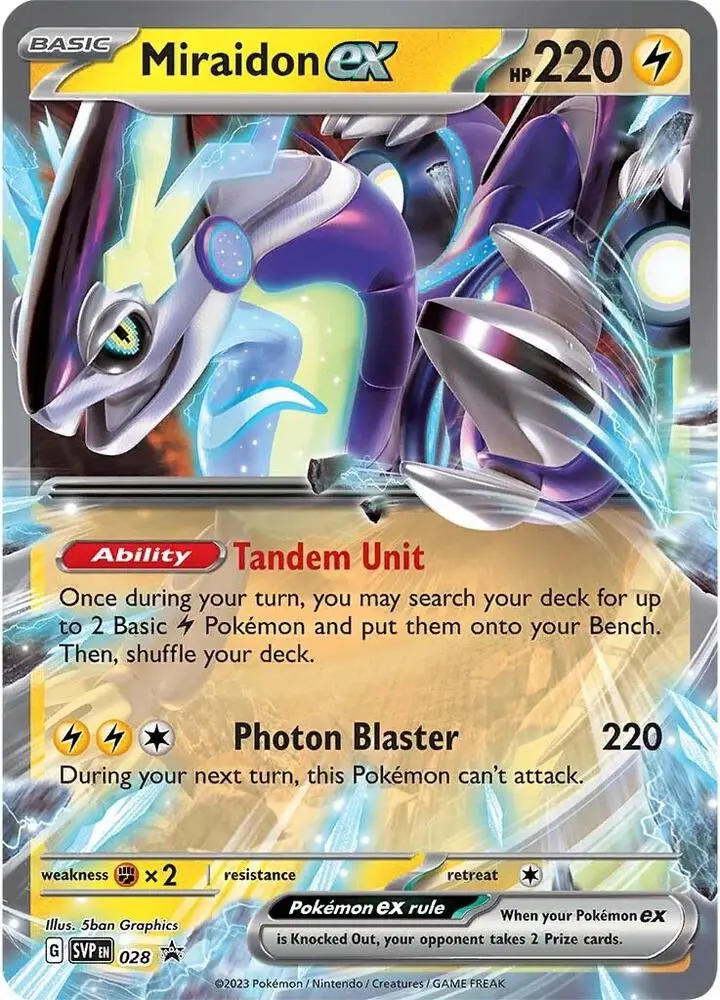Miraidon ex, SVP Black Star Promos 028/225