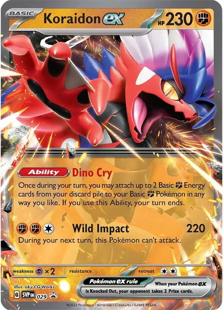 Koraidon ex, SVP Black Star Promos 029/225