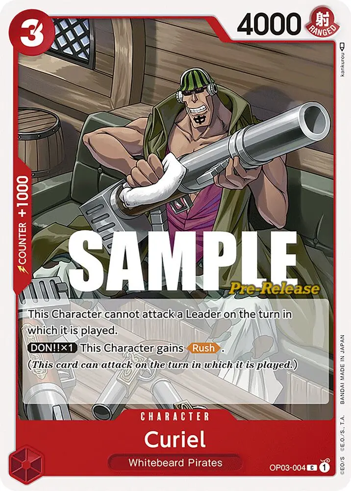 Curiel, Pillars of Strength Pre-Release Cards OP03-004