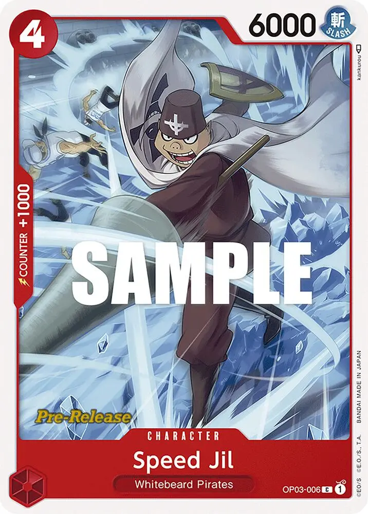 Speed Jil, Pillars of Strength Pre-Release Cards OP03-006