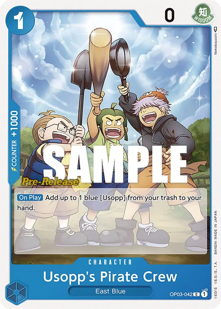 Usopp's Pirate Crew, Pillars of Strength Pre-Release Cards OP03-042