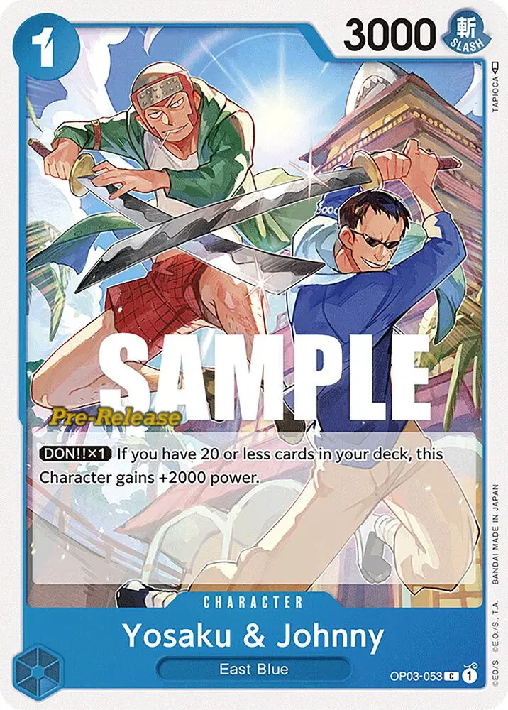 Yosaku & Johnny, Pillars of Strength Pre-Release Cards OP03-053