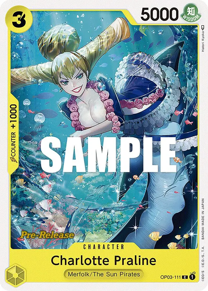 Charlotte Praline, Pillars of Strength Pre-Release Cards OP03-111
