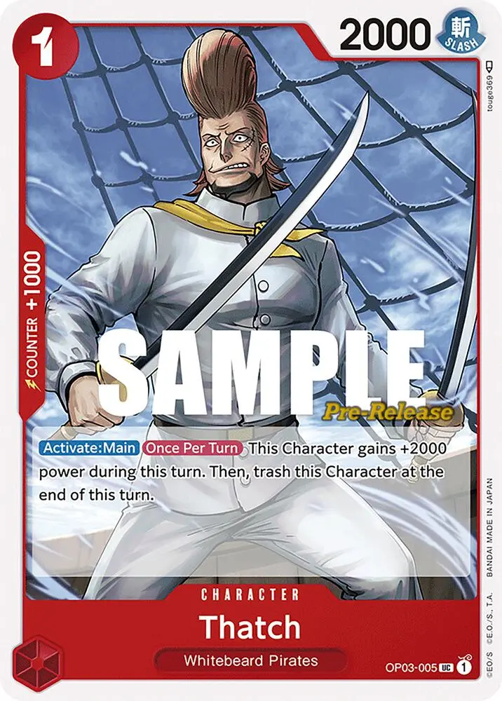 Thatch, Pillars of Strength Pre-Release Cards OP03-005
