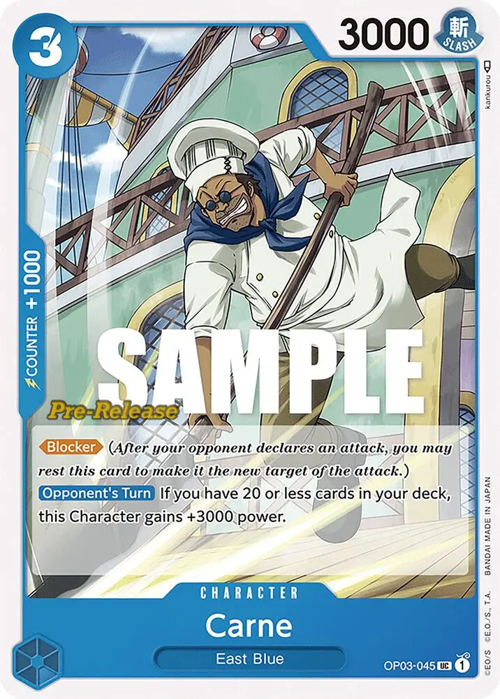 Carne, Pillars of Strength Pre-Release Cards OP03-045