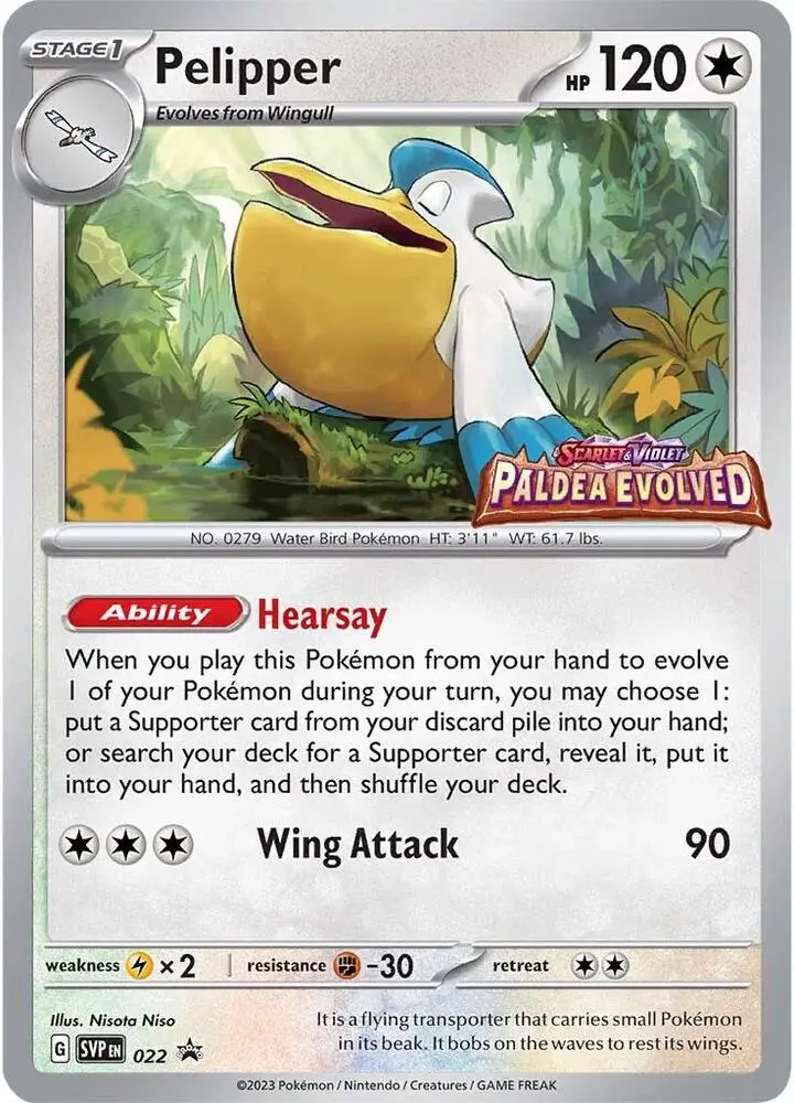 Pelipper, SVP Black Star Promos 022/225