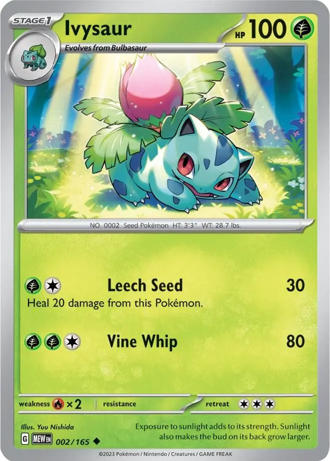 Ivysaur, Pokémon 151 002/165