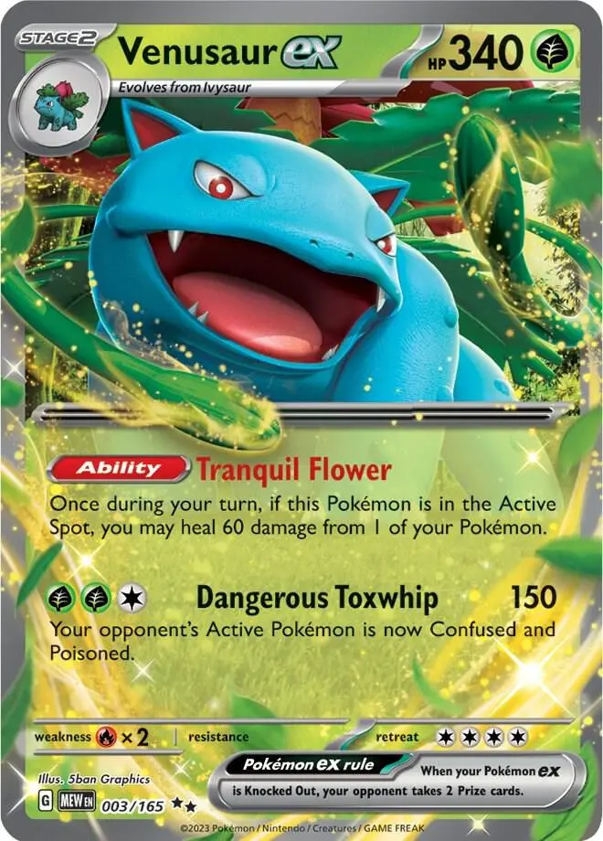 Venusaur ex, Pokémon 151 003/165