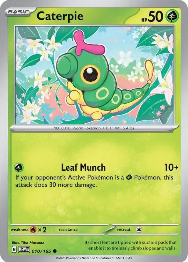 Caterpie, Pokémon 151 010/165