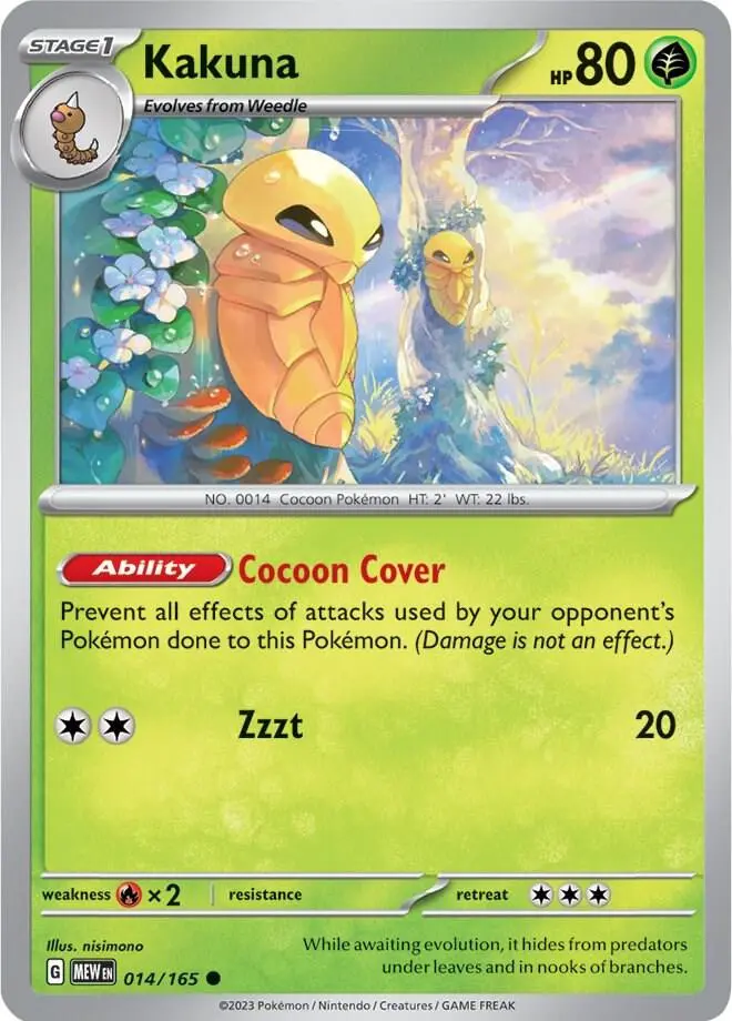 Kakuna, Pokémon 151 014/165
