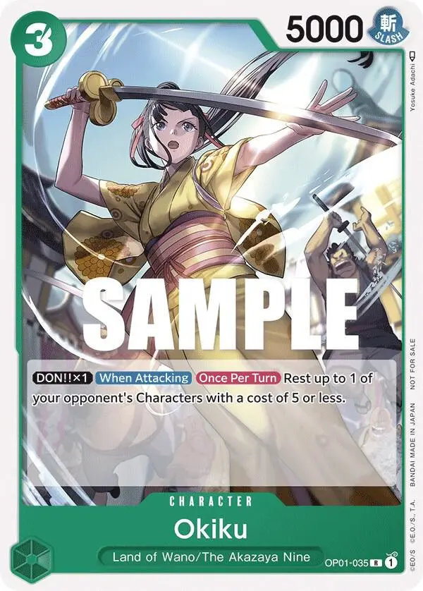 Okiku (Tournament Pack Vol. 4), One Piece Promotion Cards OP01-035