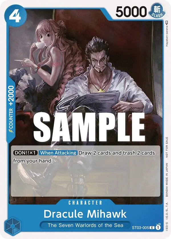 Dracule Mihawk (Tournament Pack Vol. 4), One Piece Promotion Cards ST03-005