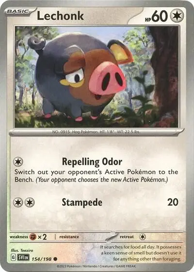 Lechonk, Deck Exclusives 154/198