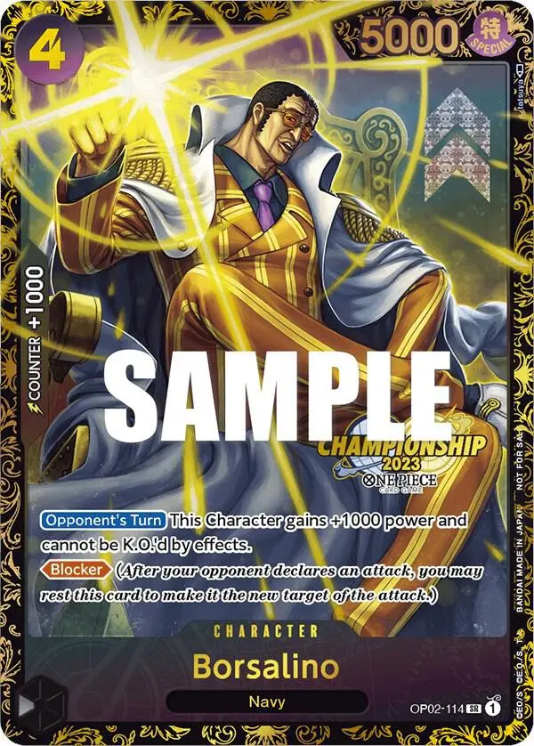 Borsalino (Championship 2023), One Piece Promotion Cards OP02-114