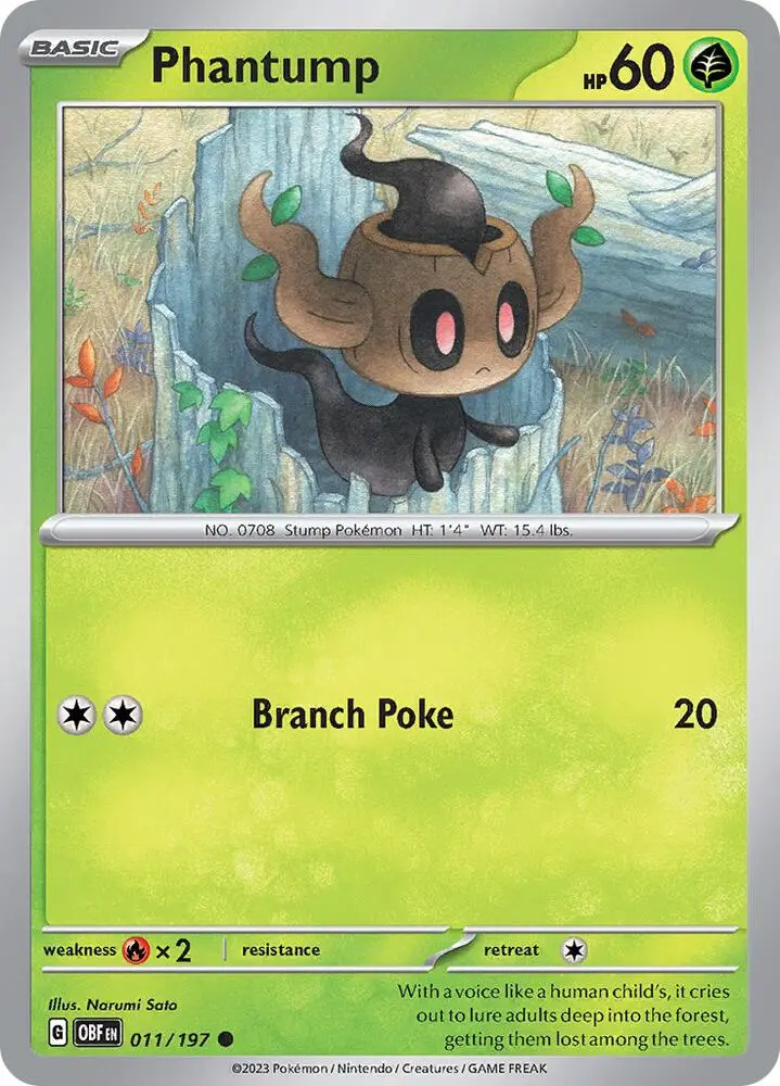 Phantump, Obsidian Flames 011/197