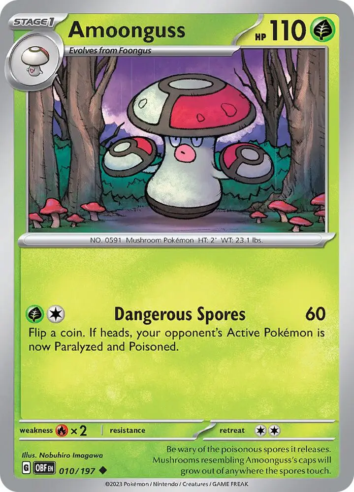 Amoonguss, Obsidian Flames 010/197
