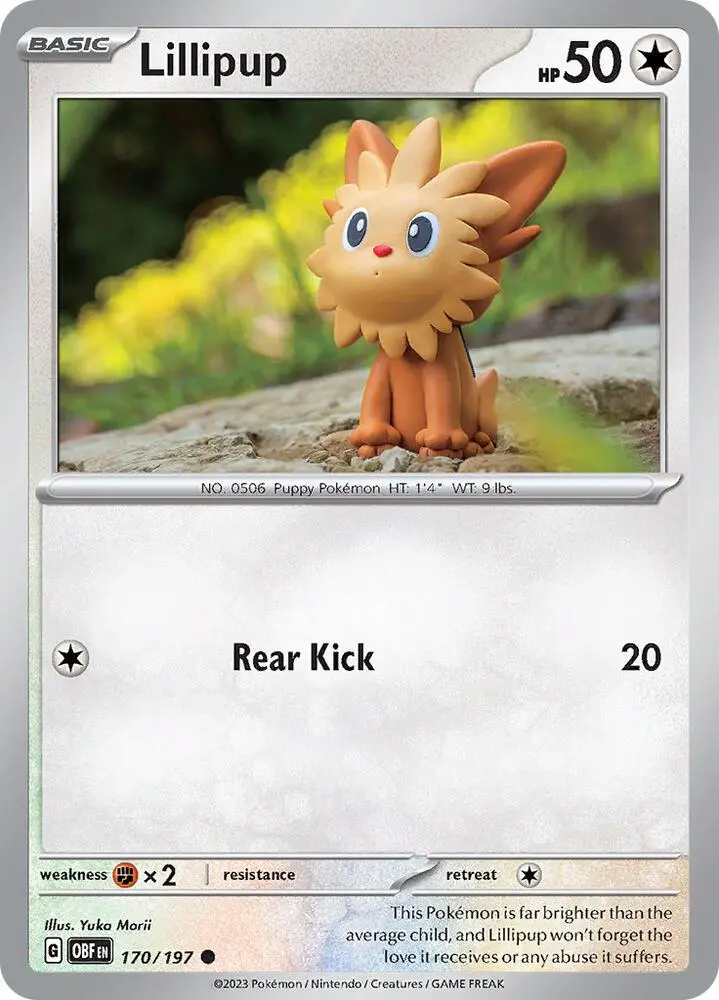 Lillipup, Obsidian Flames 170/197