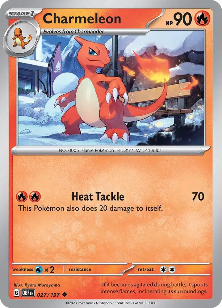 Charmeleon, Obsidian Flames 027/197