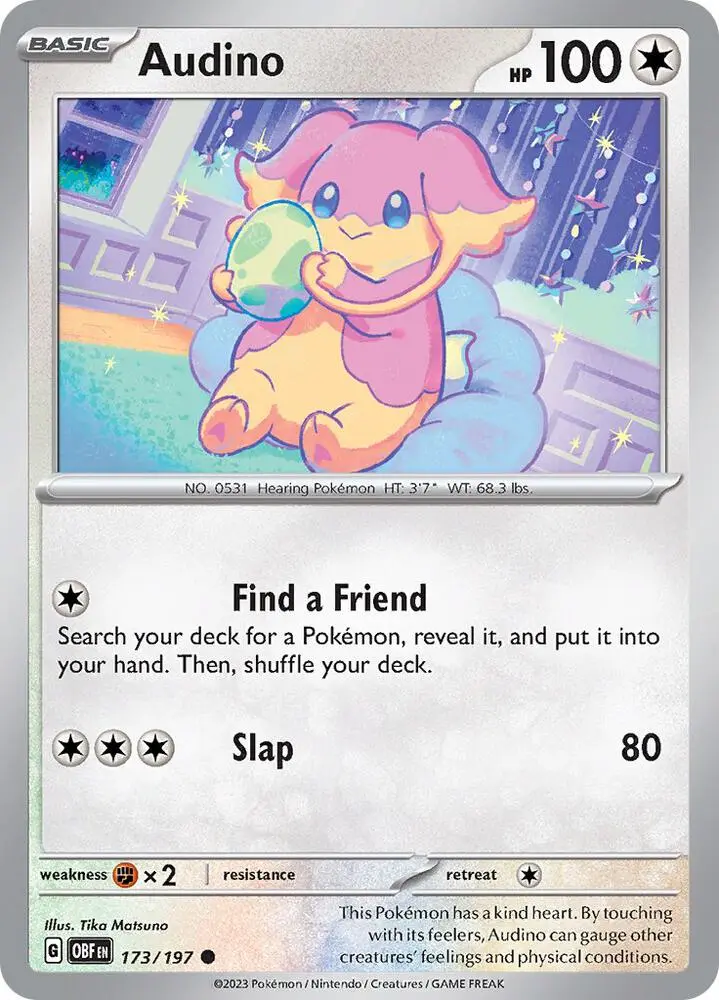 Audino, Obsidian Flames 173/197
