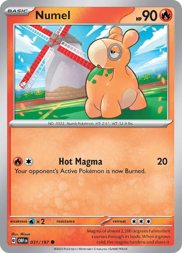 Numel, Obsidian Flames 031/197