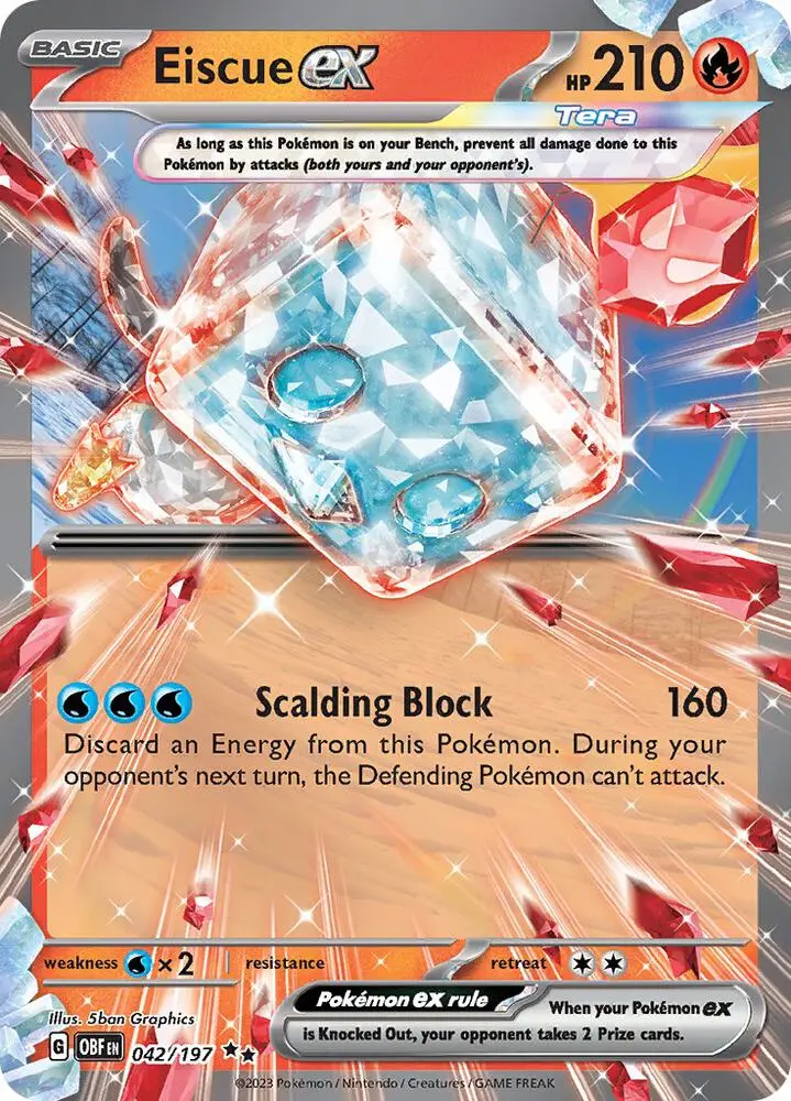 Eiscue ex, Obsidian Flames 042/197