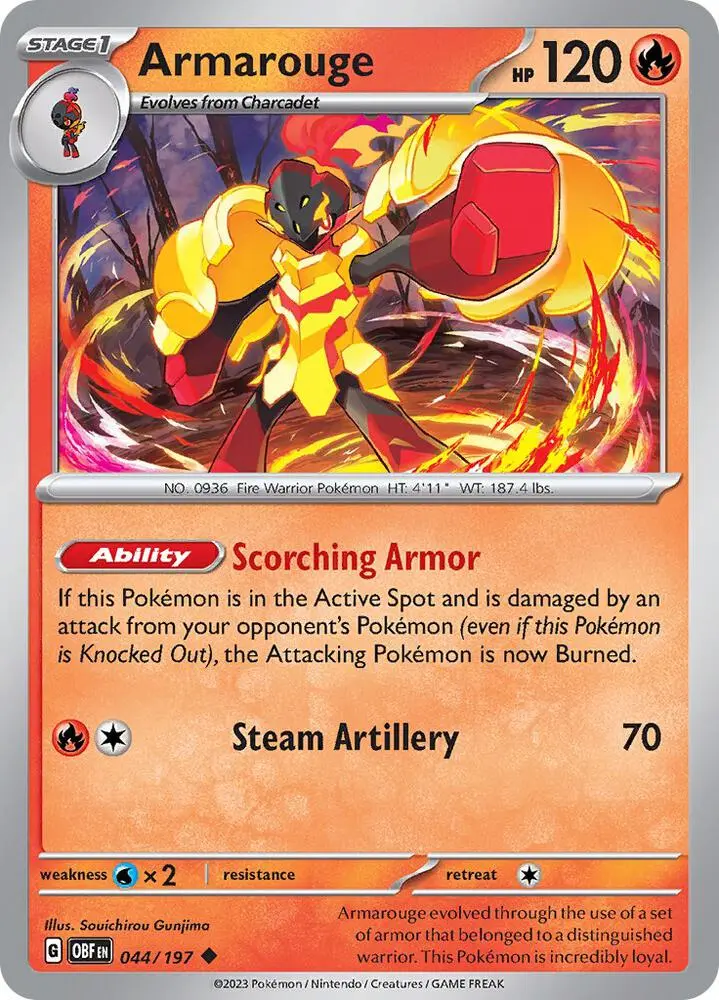 Armarouge, Obsidian Flames 044/197