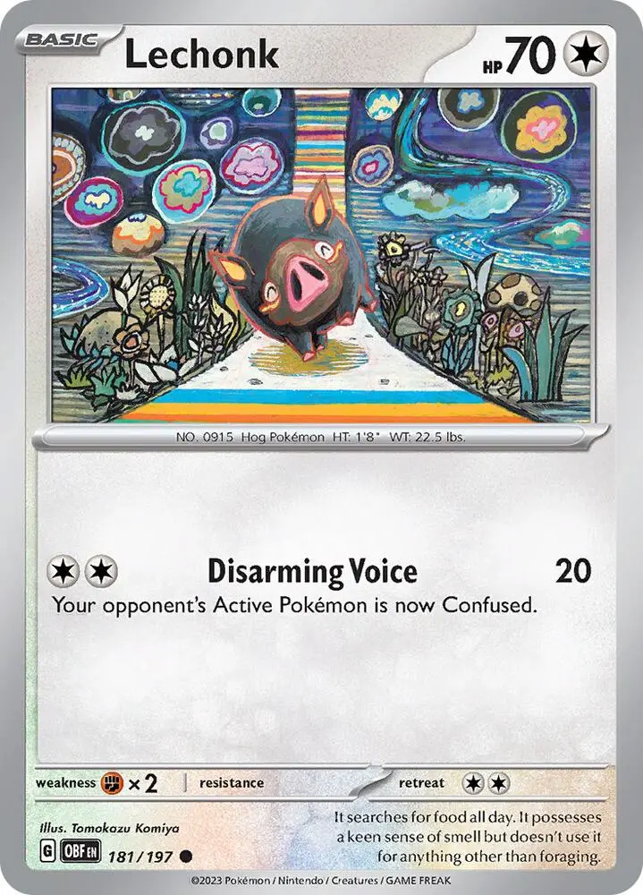 Lechonk, Obsidian Flames 181/197