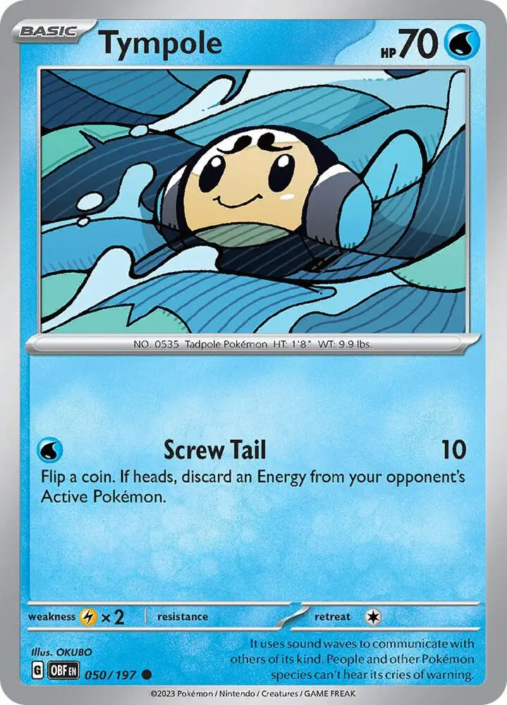 Tympole, Obsidian Flames 050/197