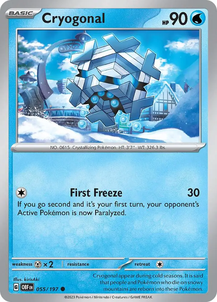 Cryogonal, Obsidian Flames 055/197