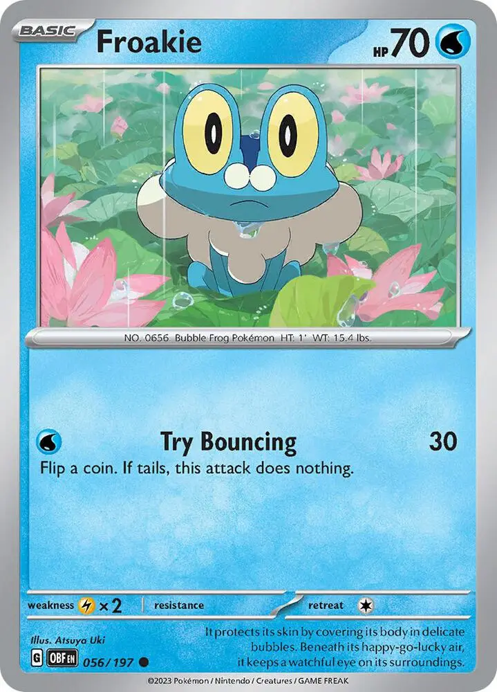 Froakie, Obsidian Flames 056/197