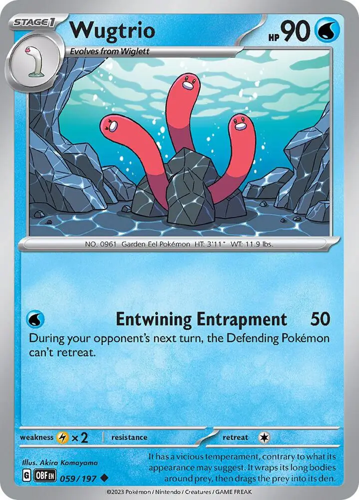 Wugtrio, Obsidian Flames 059/197
