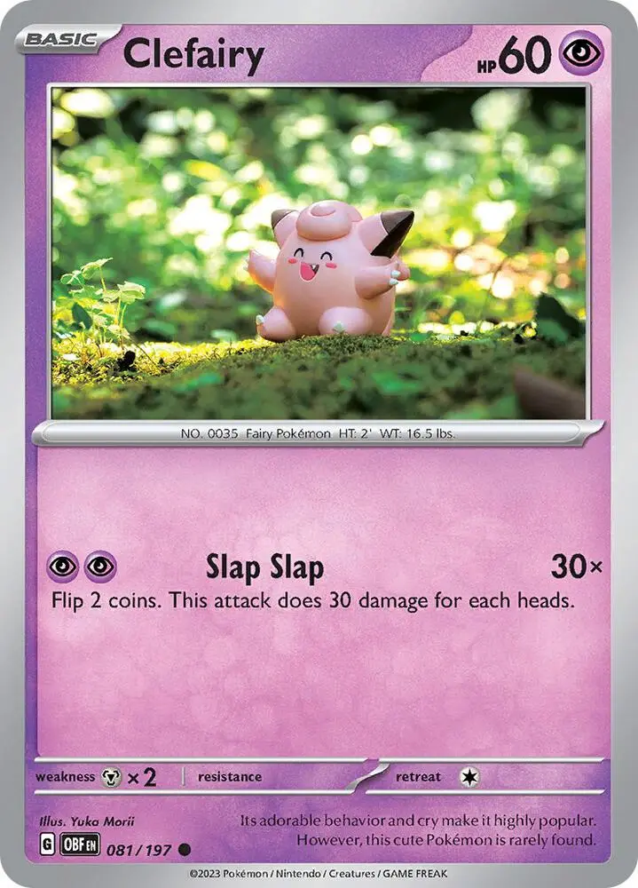 Clefairy, Obsidian Flames 081/197