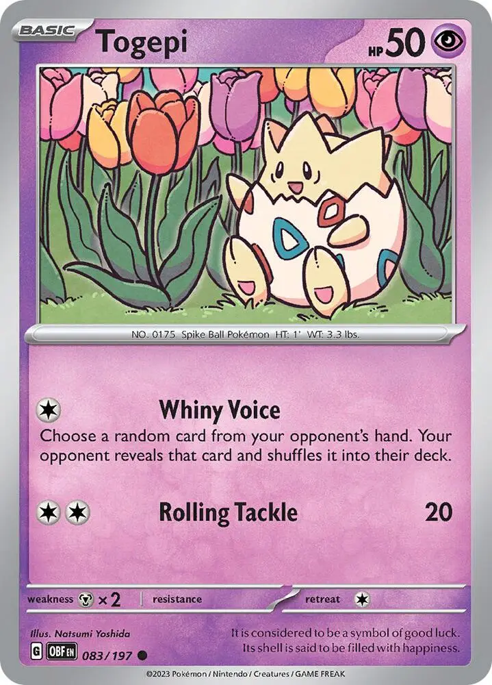 Togepi, Obsidian Flames 083/197
