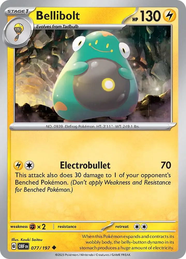Bellibolt, Obsidian Flames 077/197