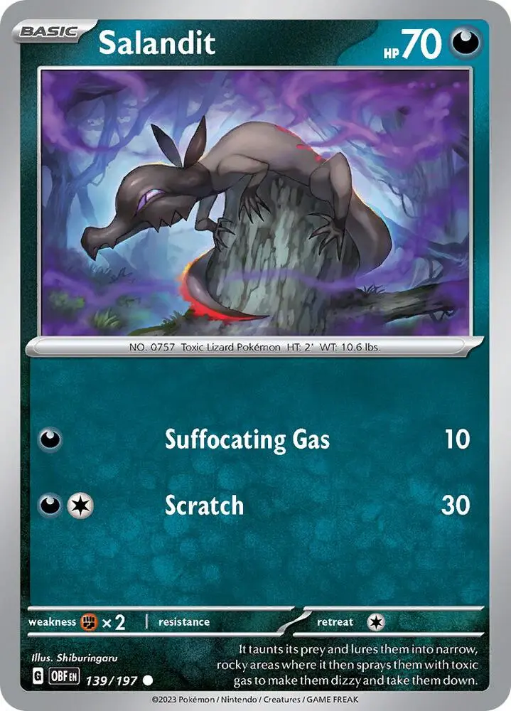 Salandit, Obsidian Flames 139/197