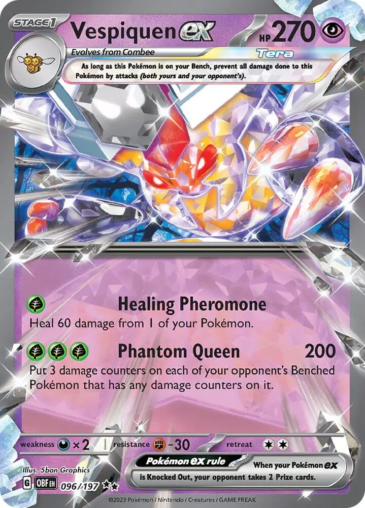 Vespiquen ex, Obsidian Flames 096/197