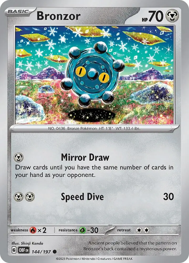 Bronzor, Obsidian Flames 144/197