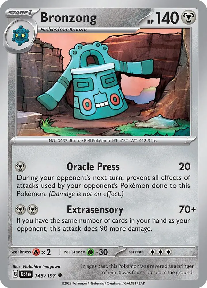 Bronzong, Obsidian Flames 145/197