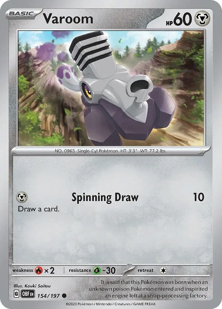Varoom, Obsidian Flames 154/197