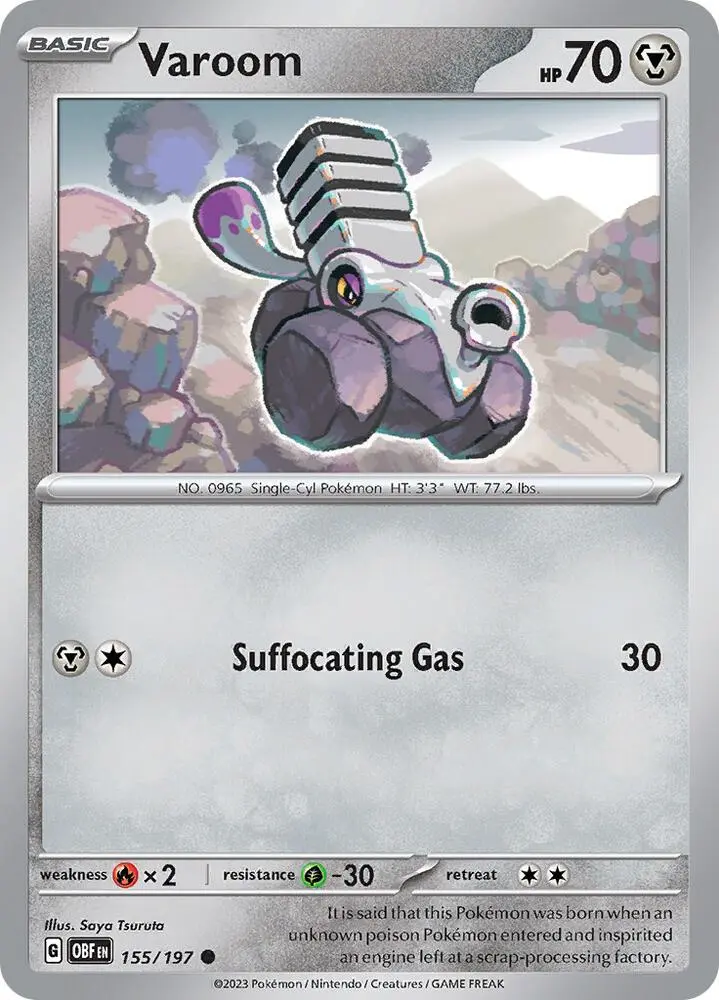 Varoom, Obsidian Flames 155/197